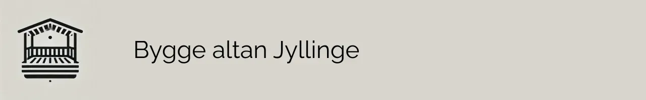 Bygge altan Jyllinge